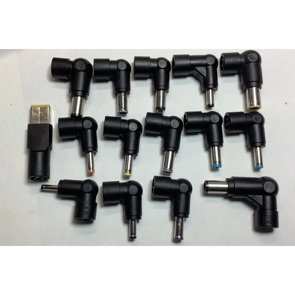 Universal‎ Laptop Charger Adapter 15 Tips Kit 12V Auto Power DC Connection Set